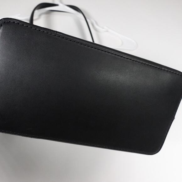 New Flawed Michael Kors Medium Pratt Bucket Shoulder Bag Purse Black $628 - Picture 5 of 8